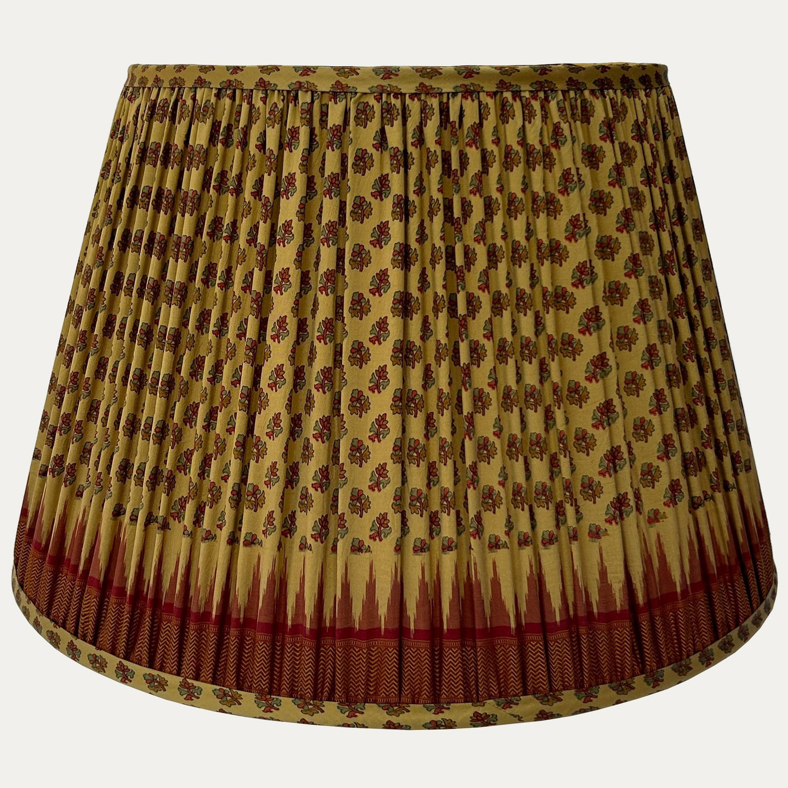 Rare Vintage Pochampally 100% Pure Silk Ikat Lampshade