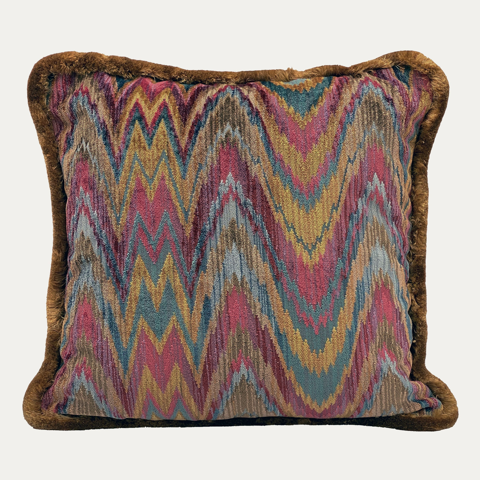 Clarence House Talcy Velvet Document Decorative Cushion