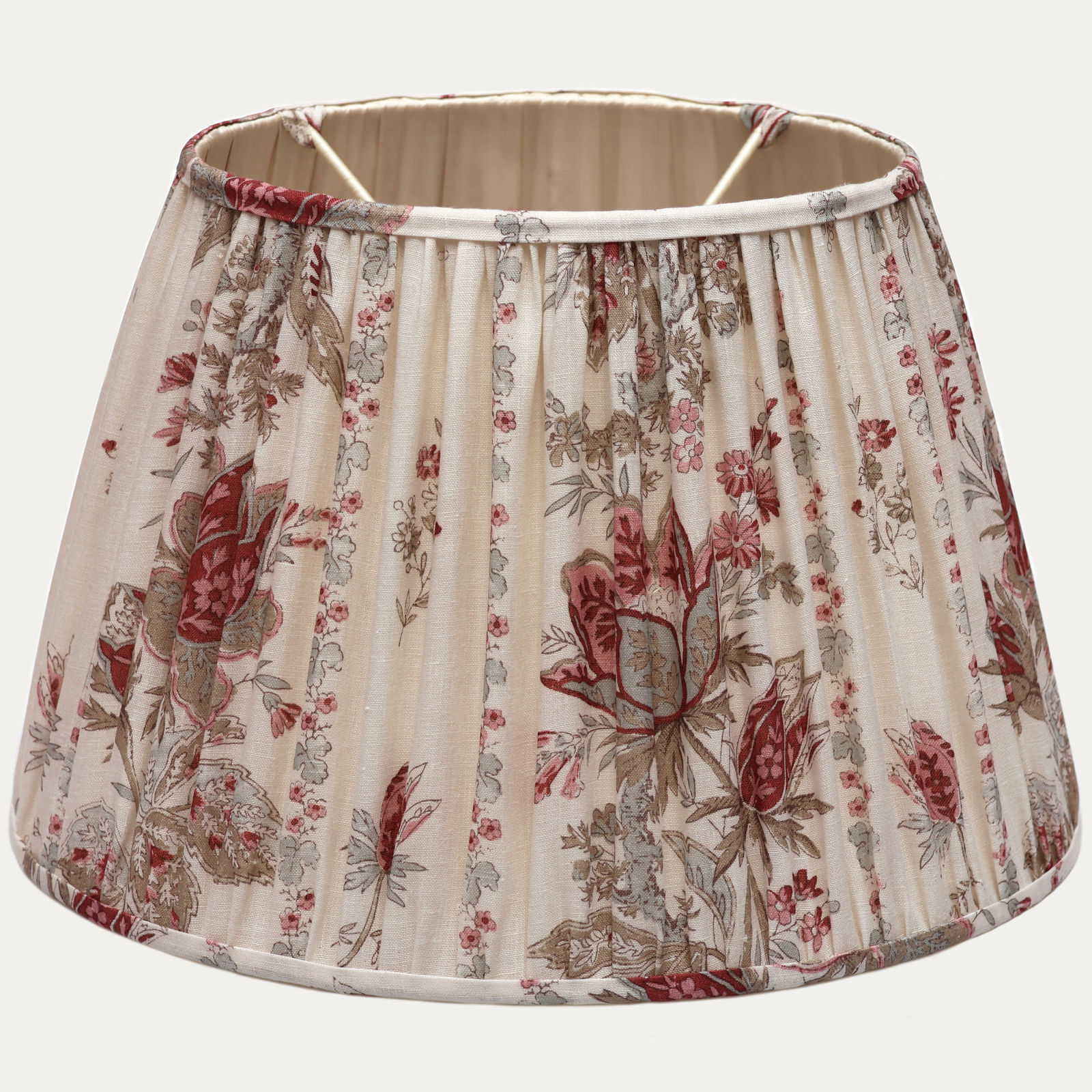 Guy Goodfellow Mansewood Vintage Fabric Hand-sewn Gathered Lampshade