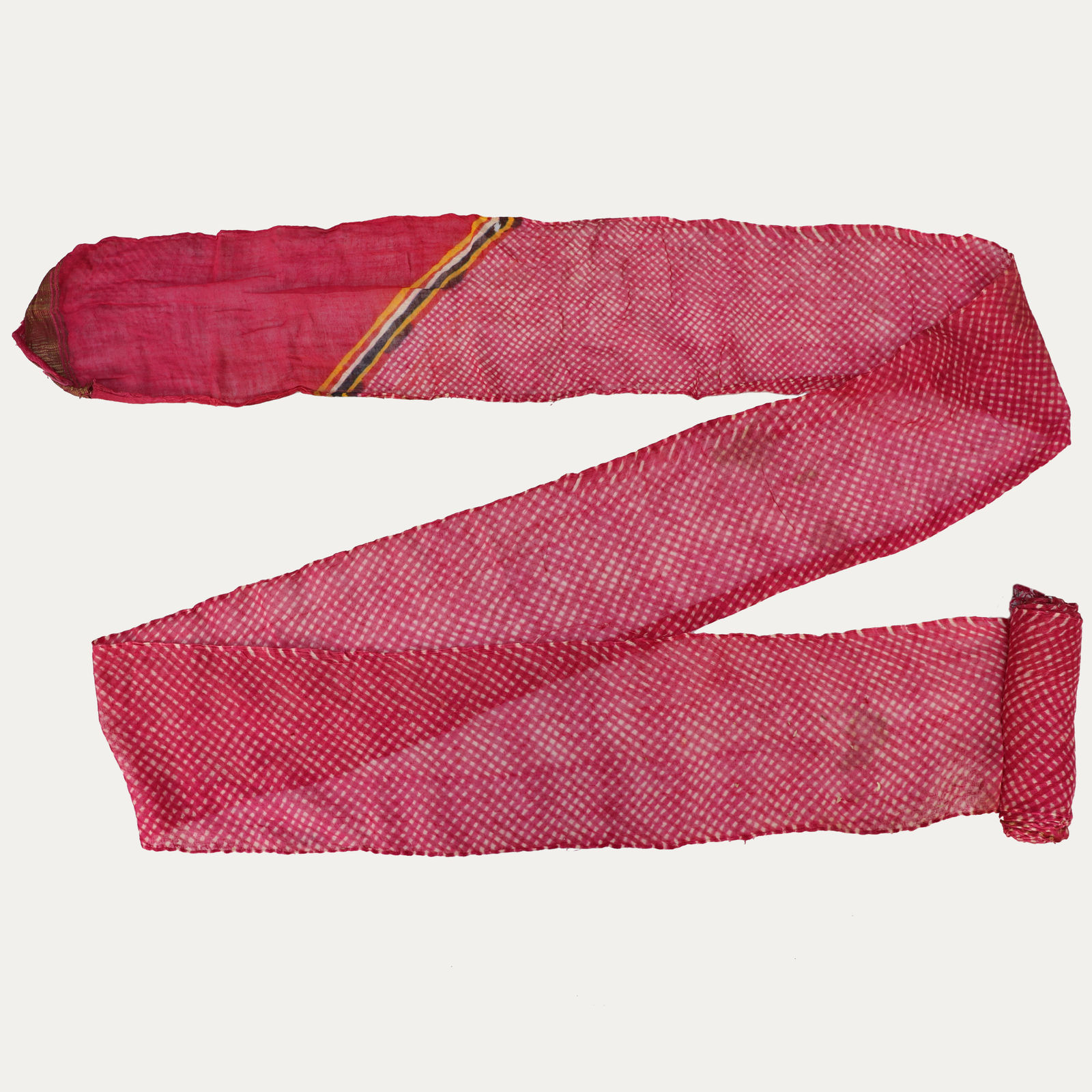 Floren, Vintage Rajasthan Leheriya Turban with Handmade Dyed Colours