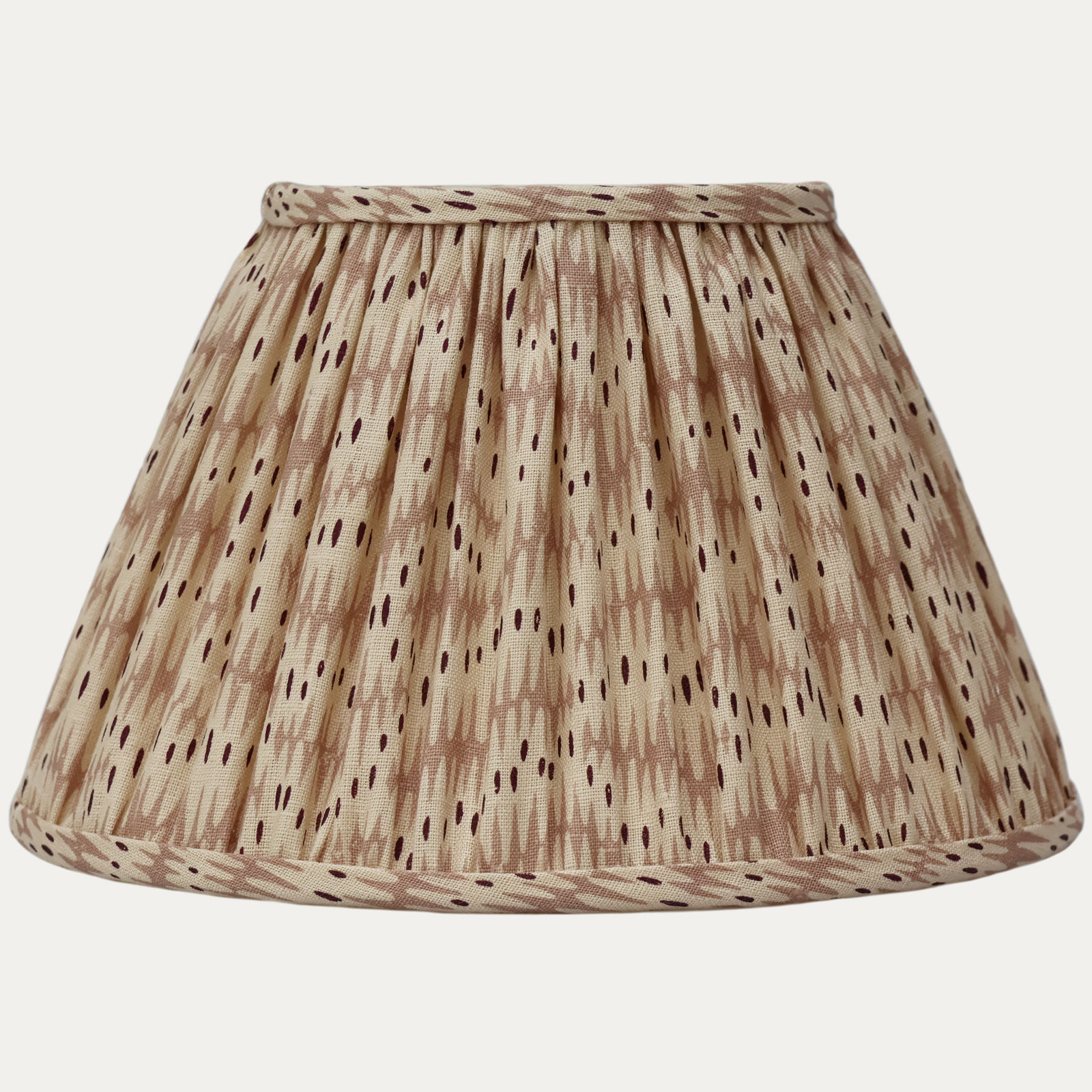 Flora Soames Daphne’s Feathers Rose Handsewn Gathered Empire Lamphade