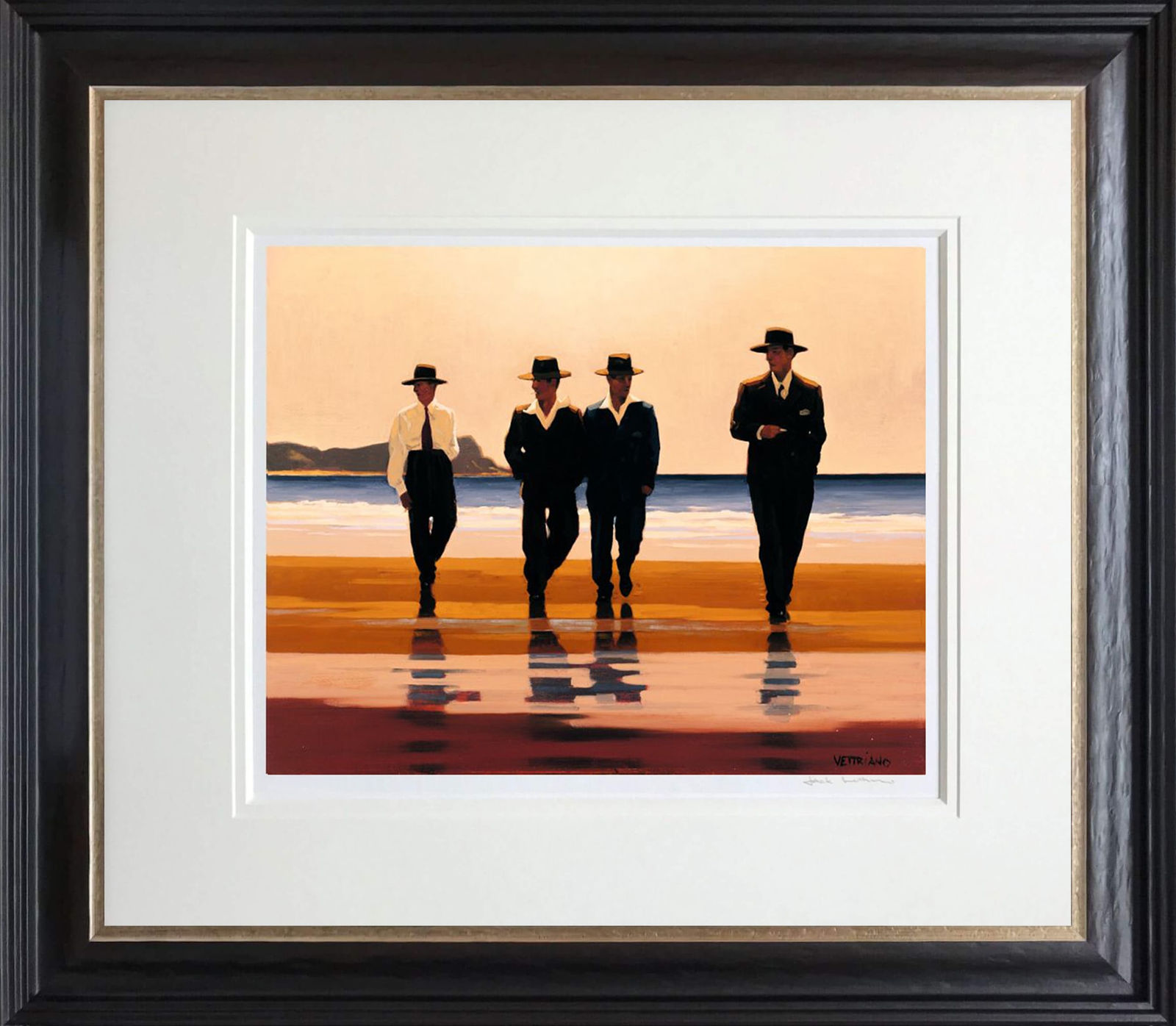 Jack Vettriano - The Billy Boys Framed Signed Print