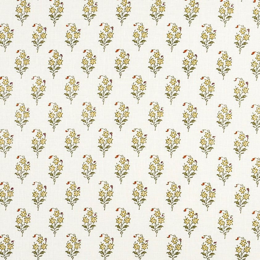 Namay Samay Dal Yellow Fabric