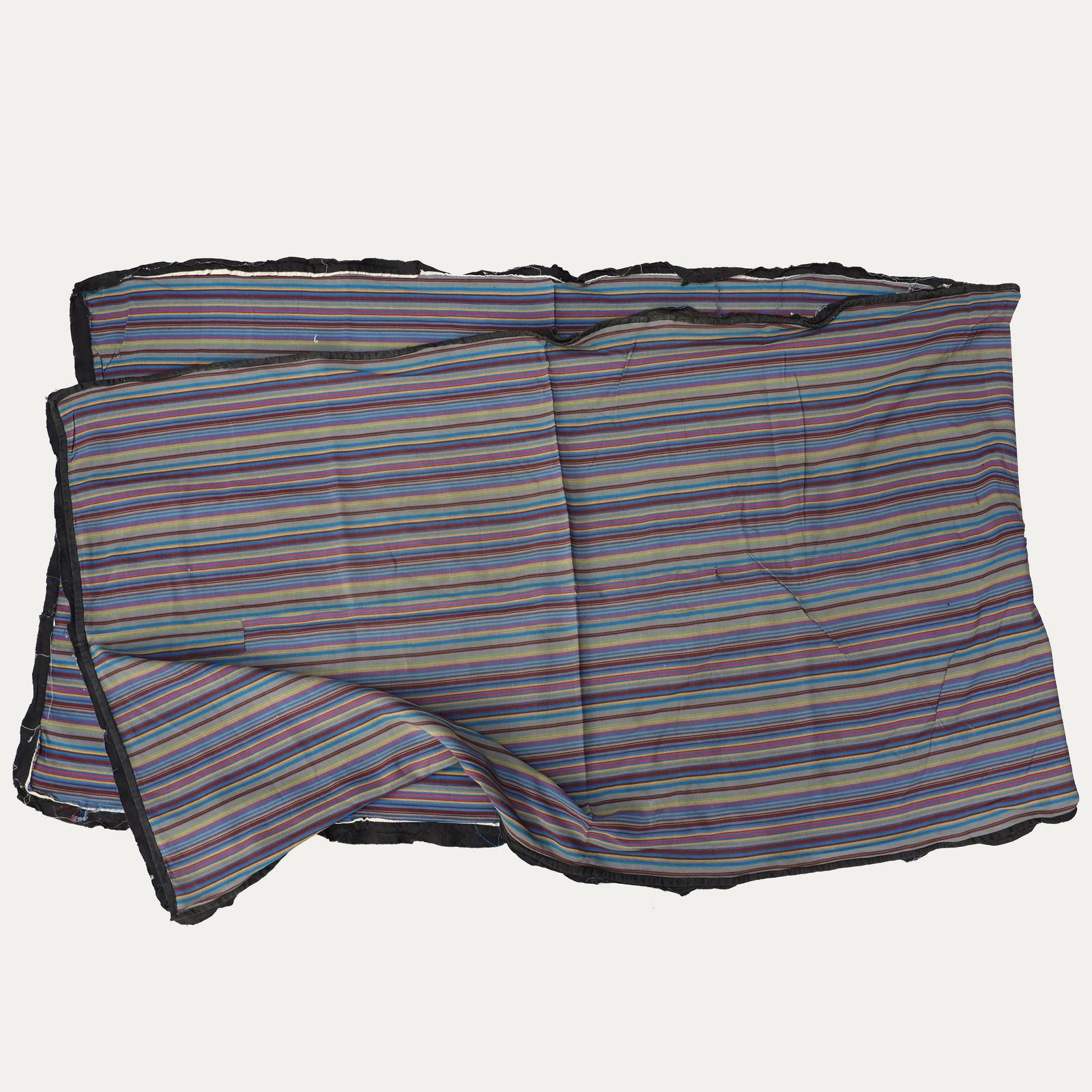 Uzbek Striped Floss Silk