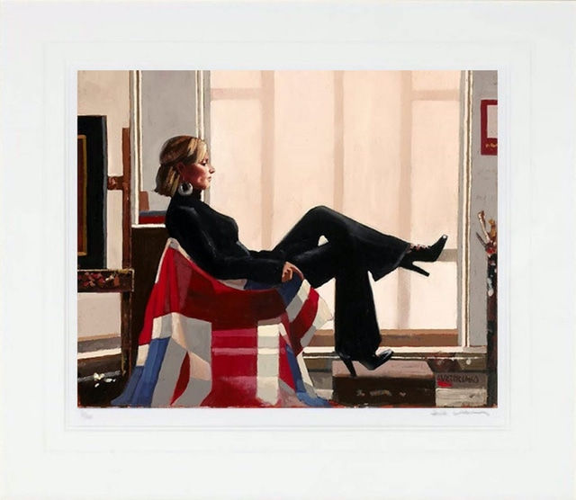 Jack Vettriano Olympia Zara Phillips Mounted
