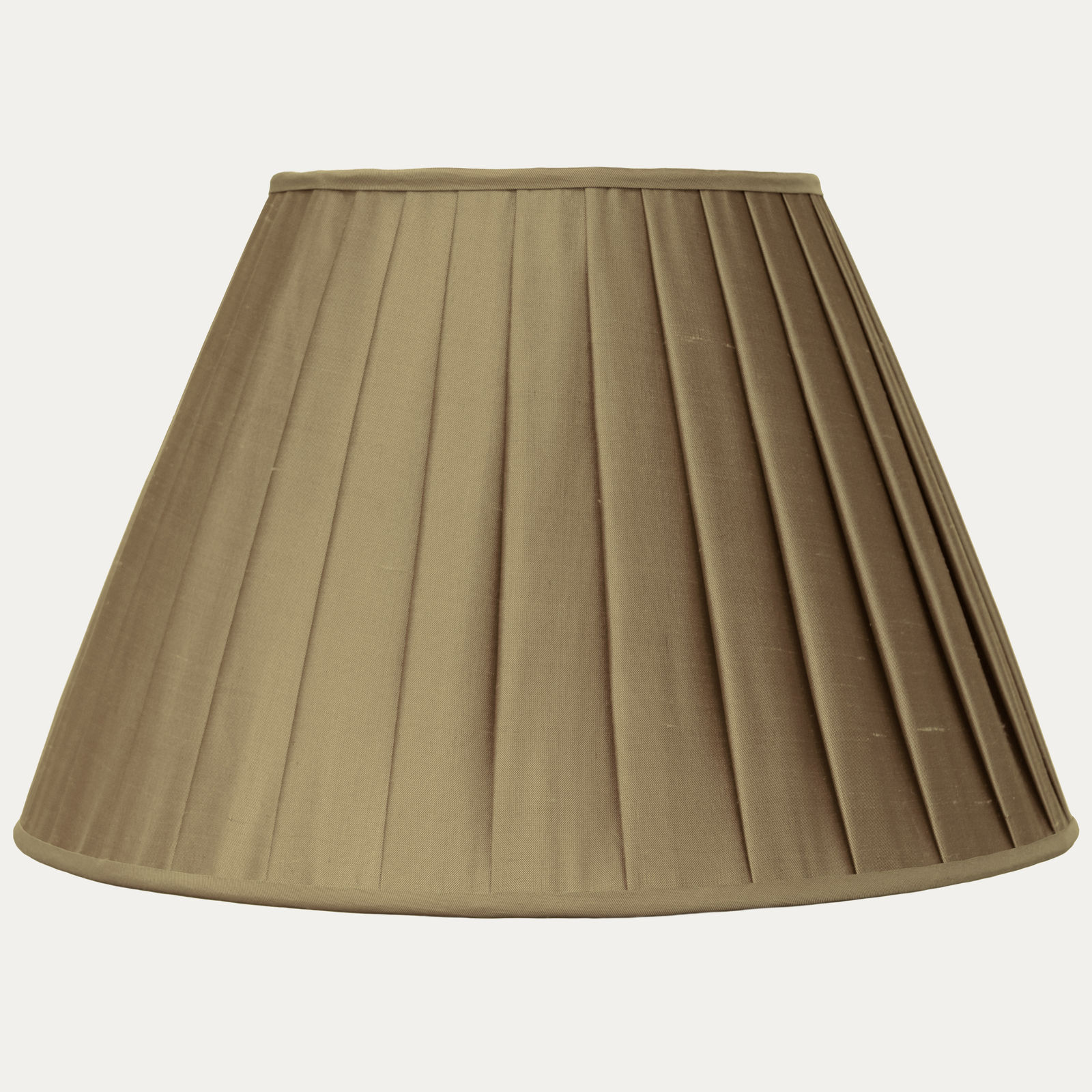 Douppion Cedar Silk Box Pleated Lampshade