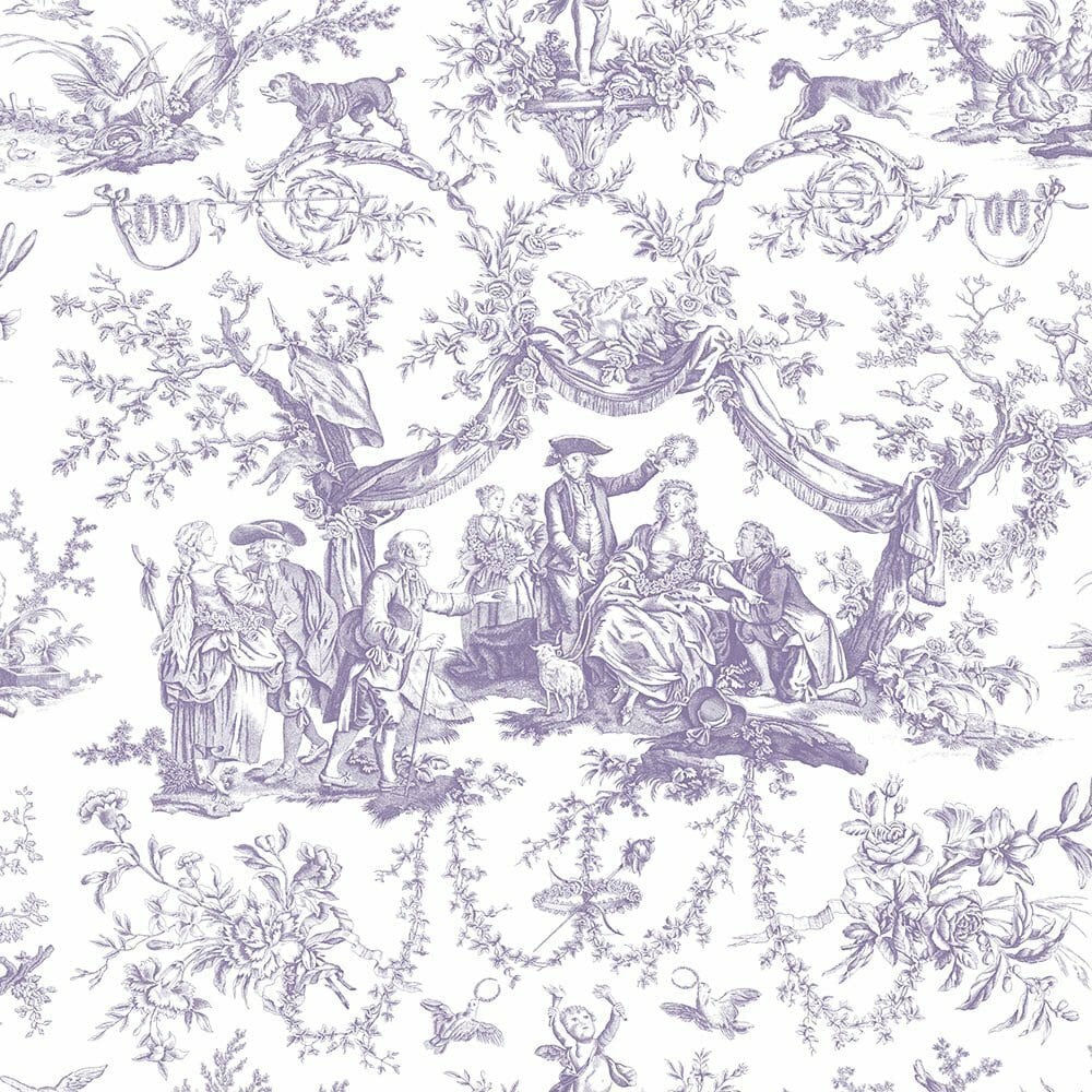 Toile Greuze Clair Violet Lilas