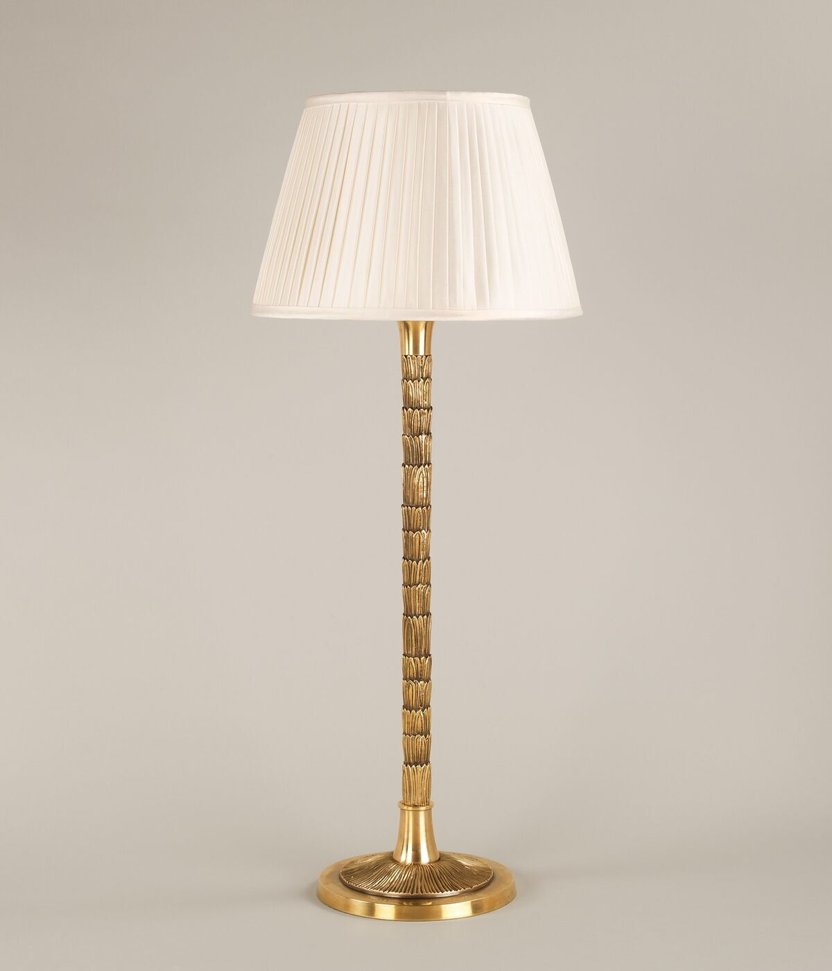 Acanthus Column Table Lamp Brass