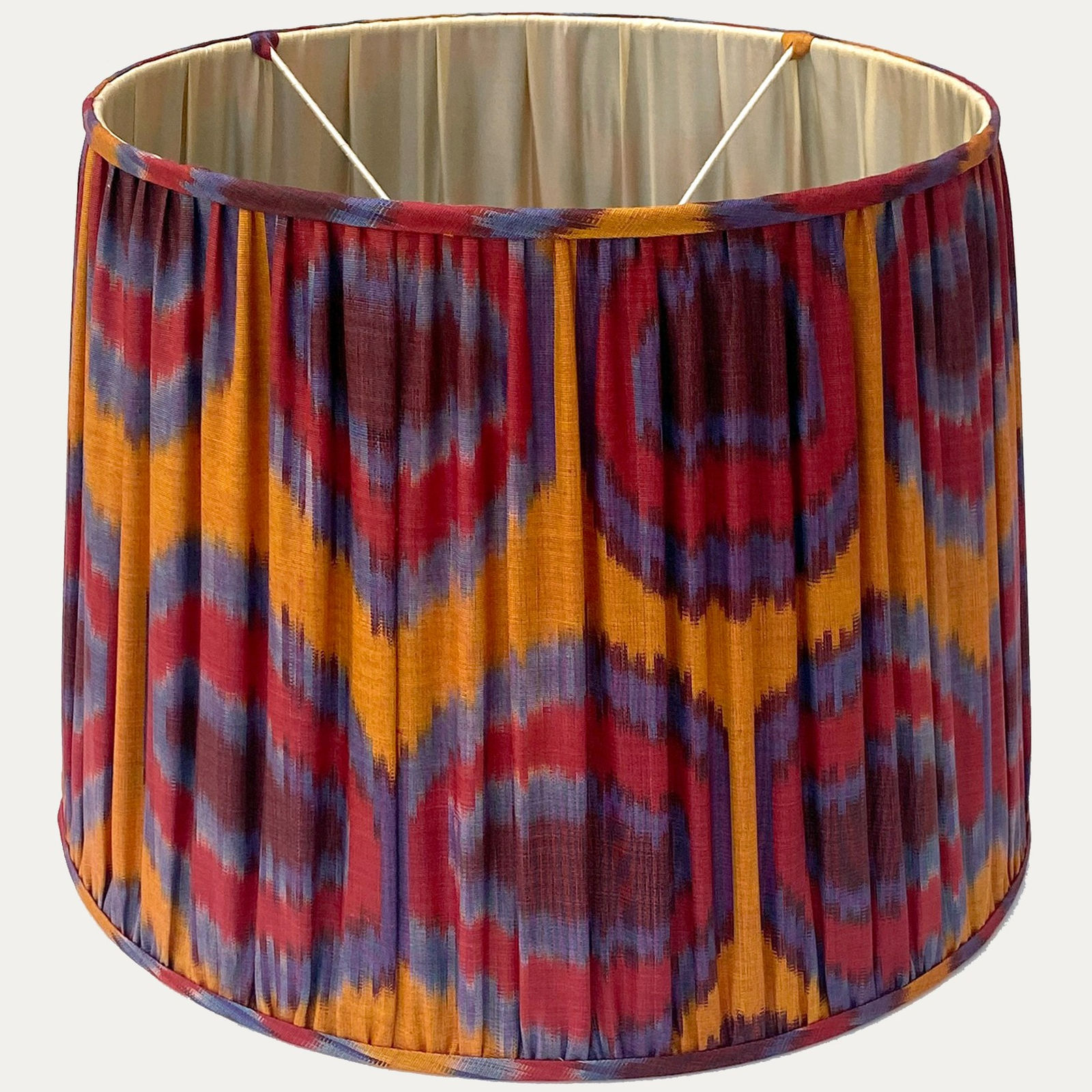Bermingham & Co Hand-Woven Adras Ikat Lampshade