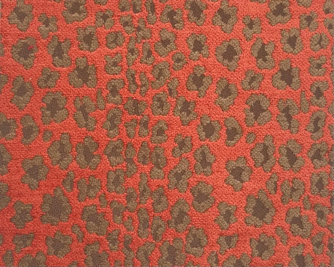 Jane Shelton, Reversible Leopard Chenille Tan Brown