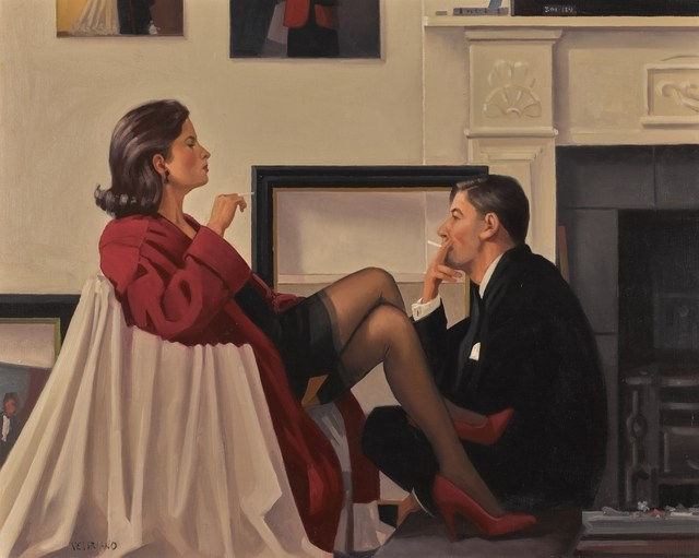 Jack Vettriano Models in the Studio