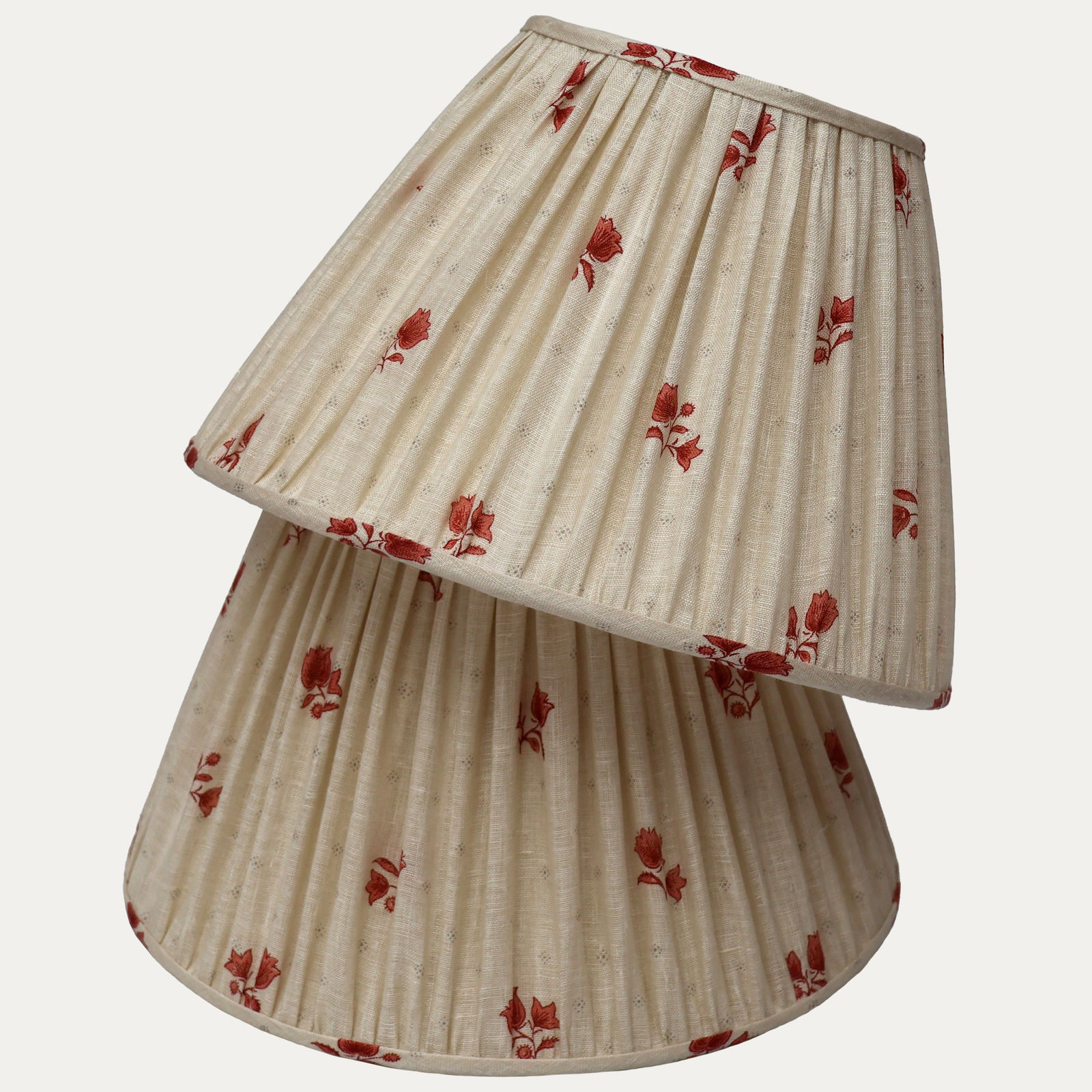 Decors Barbares Polonaise Red Lampshade with Silk Lining