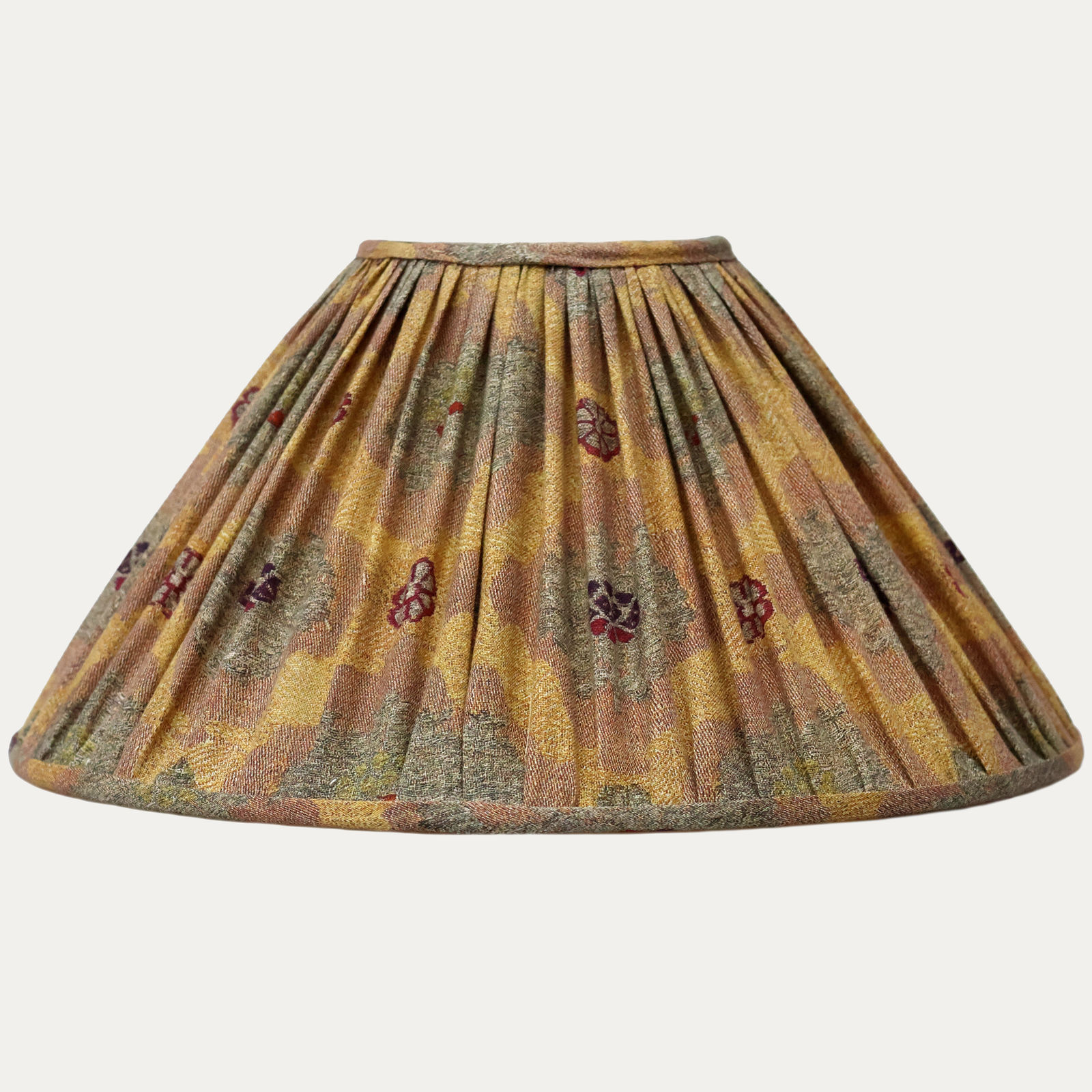 Arjumand Mughal Ocra Handsewn Coolie Lampshade