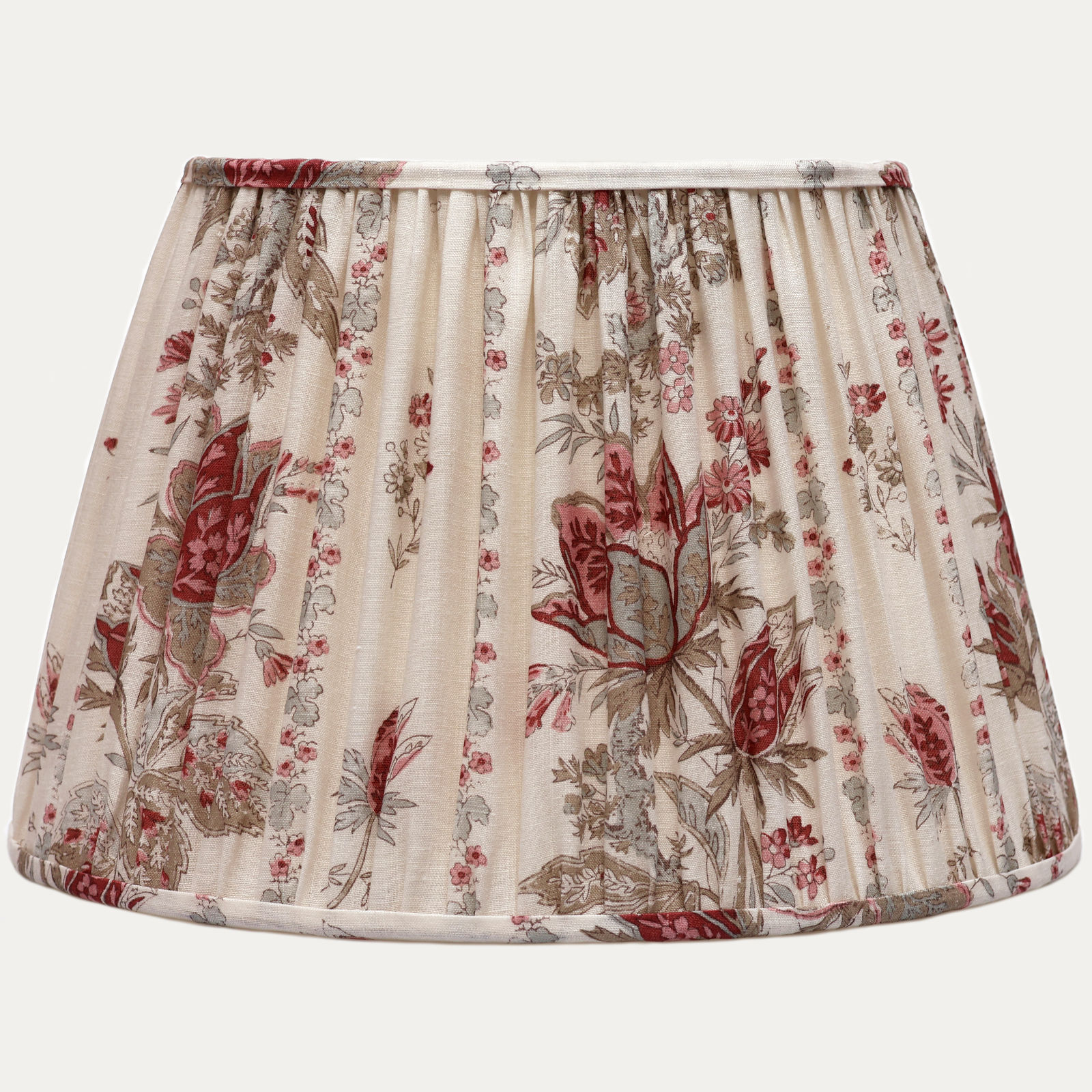 Guy Goodfellow Mansewood Vintage Fabric Hand-sewn Gathered Lampshade