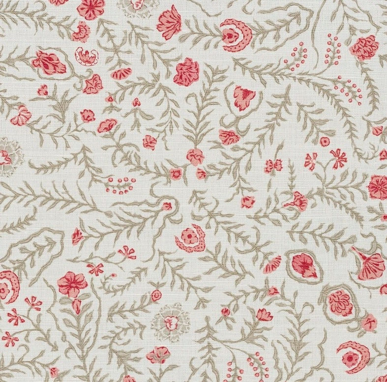 Cinnabar Faded Pink Green On Oyster