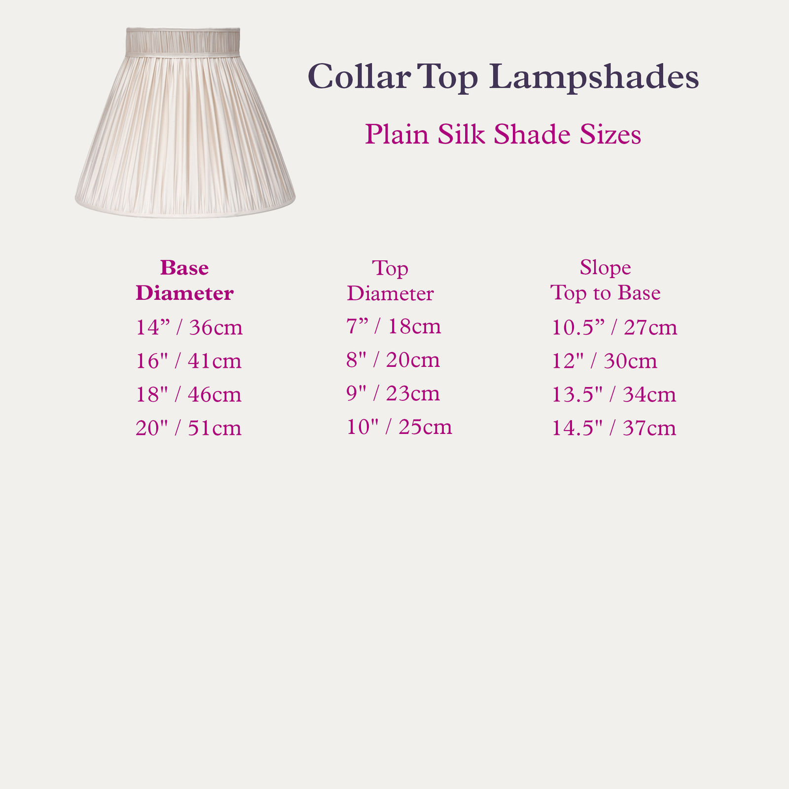 Floren, 14"/36cm ES Top Pendant Fitting for Floor Reading Lamps