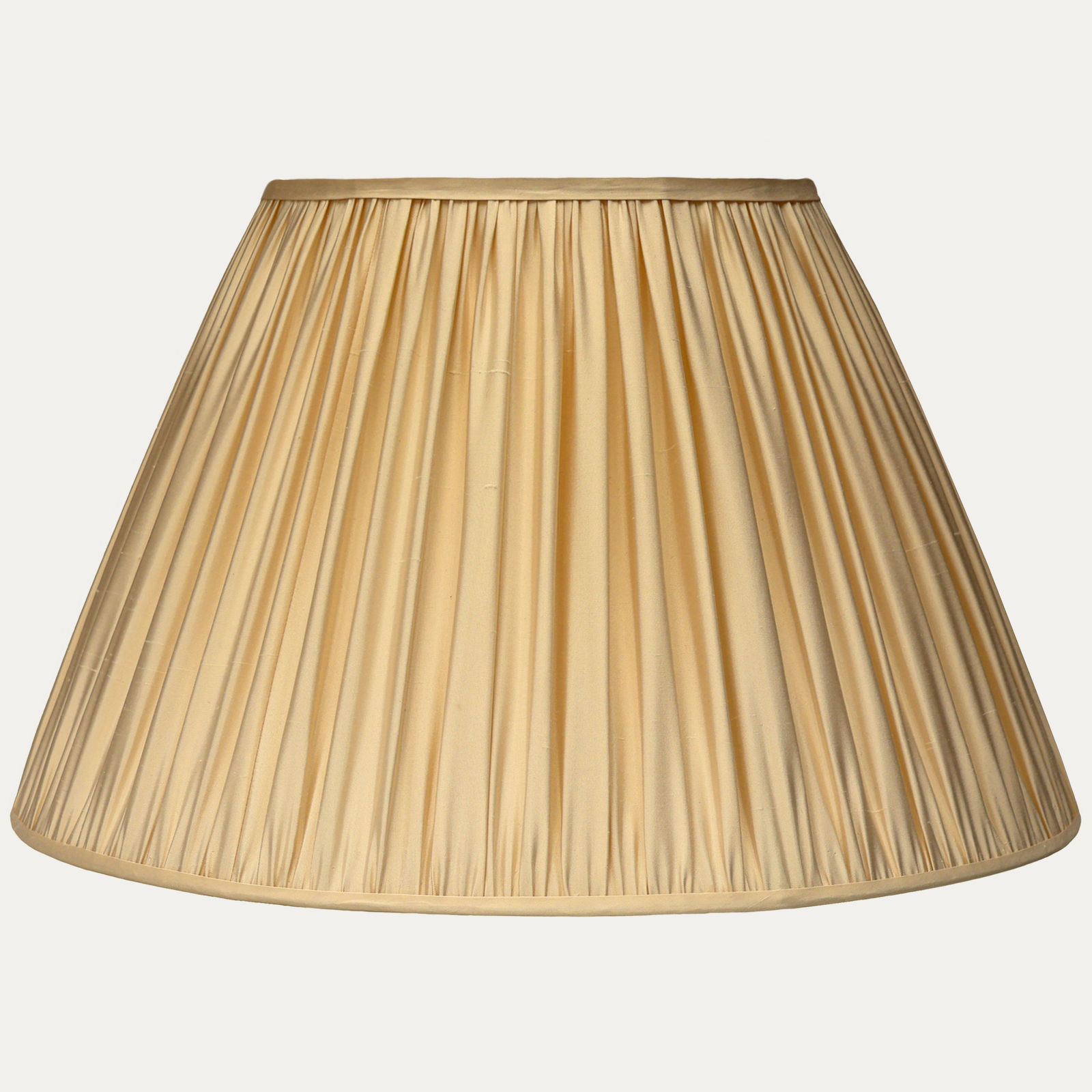 Douppion Apricot Silk Empire Lampshade