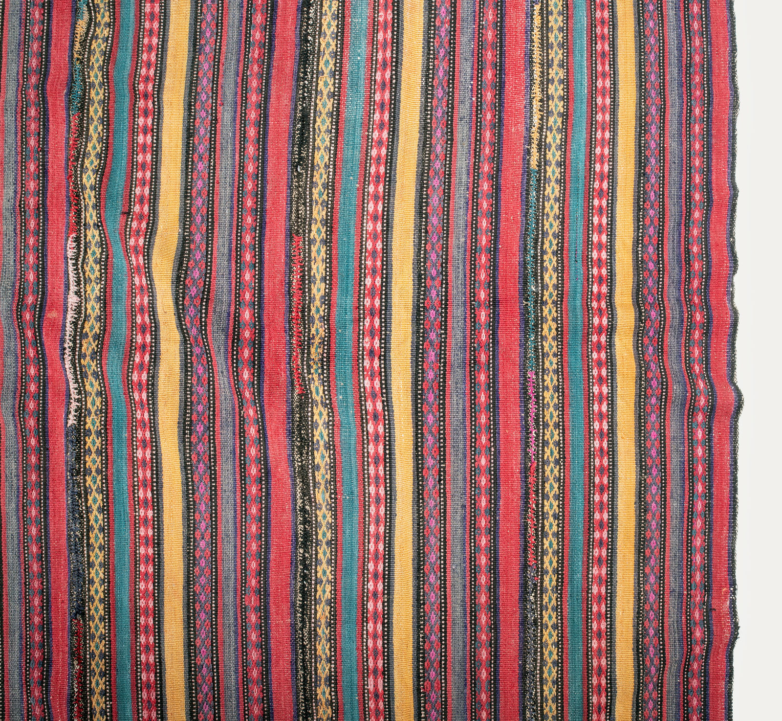 Striped Wool Antique Textile