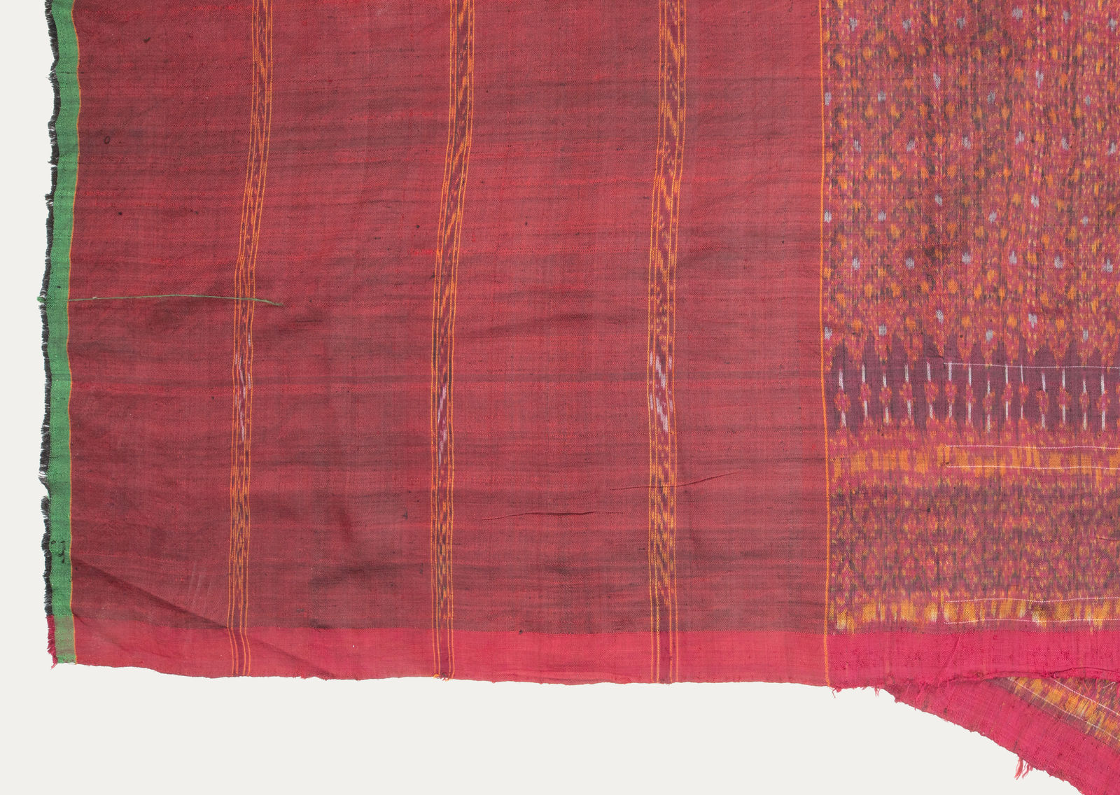 Vintage Cambodian Silk Textile