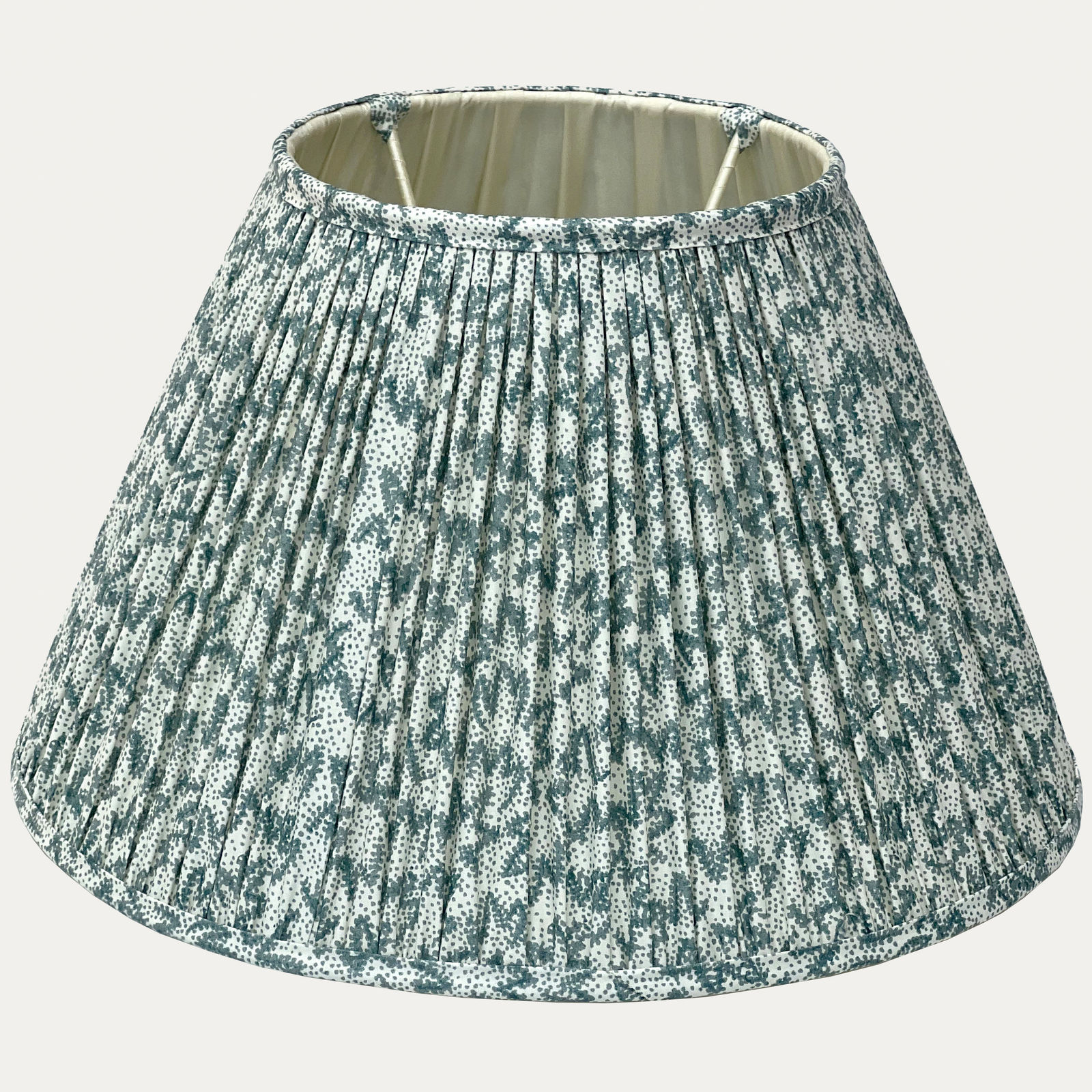 Warner Textile Archive Nathalie Grey Blue Lampshade