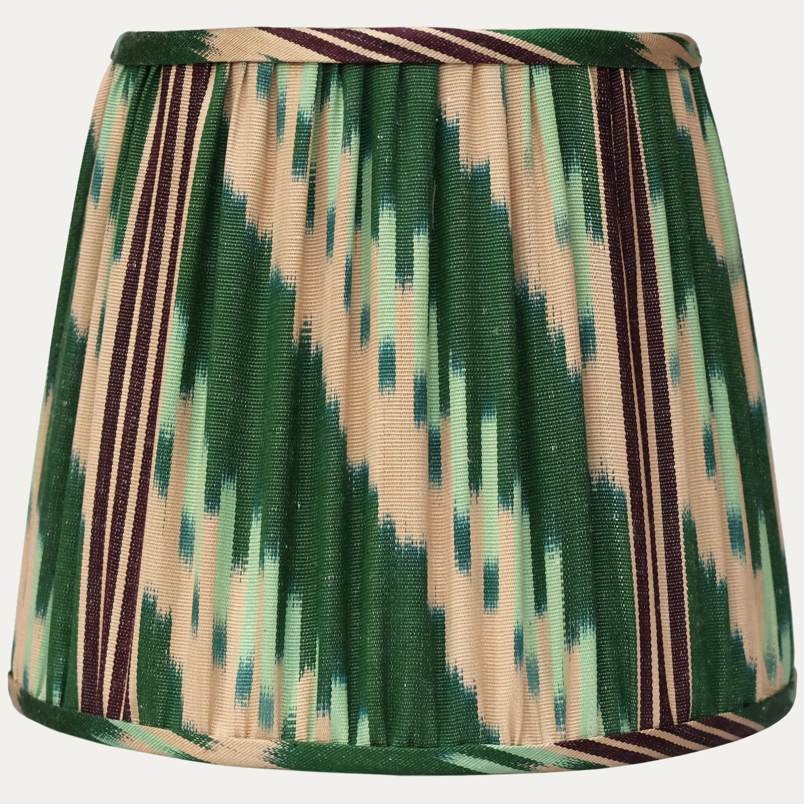 Robert Kime Handwoven Chevron Adras Ikat Lampshade for Reading Lights