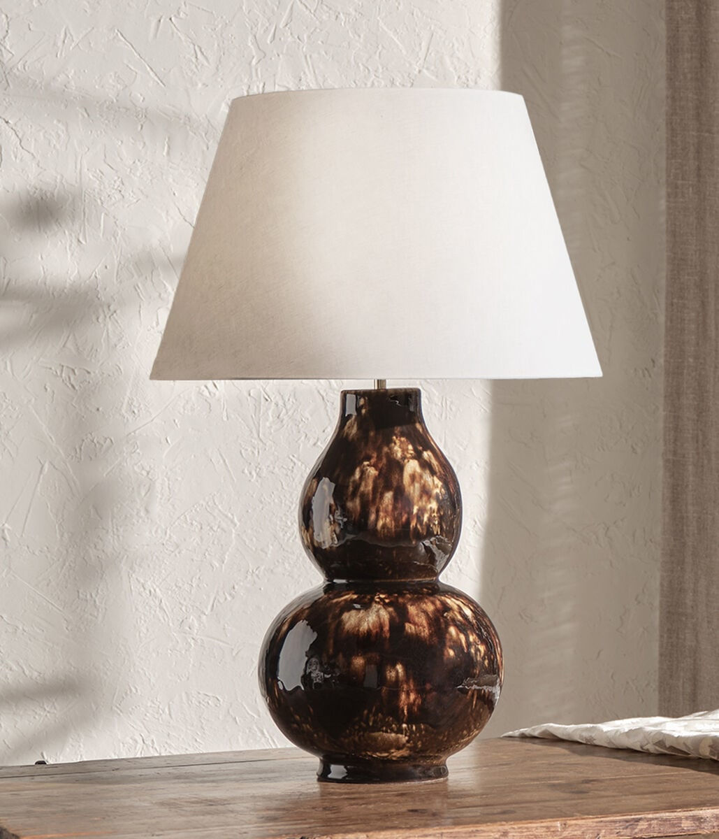 Avebury Table Lamp Tortoise Shell