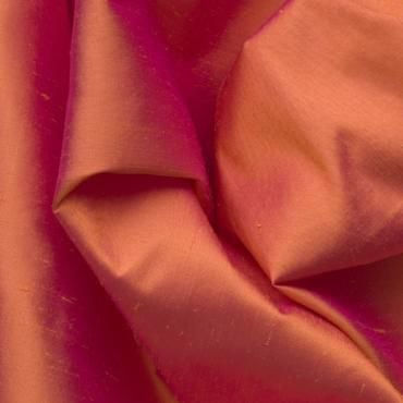Douppion Pumpkin Silk