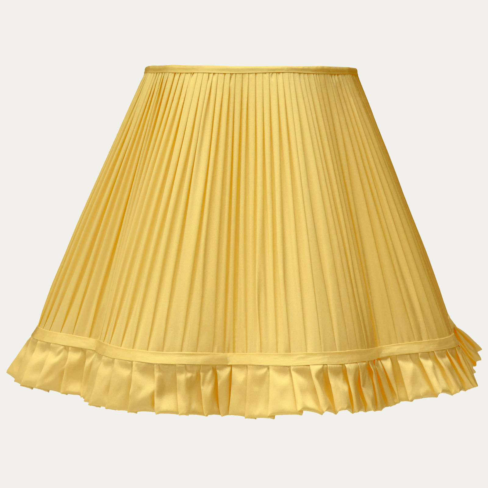 Douppion Marigold Silk Scallop Lampshade