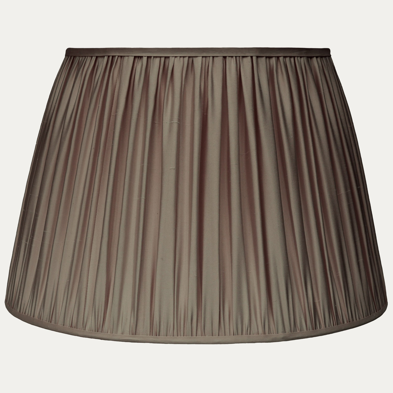 Douppion Brazil Nut Silk Pembroke Lampshade