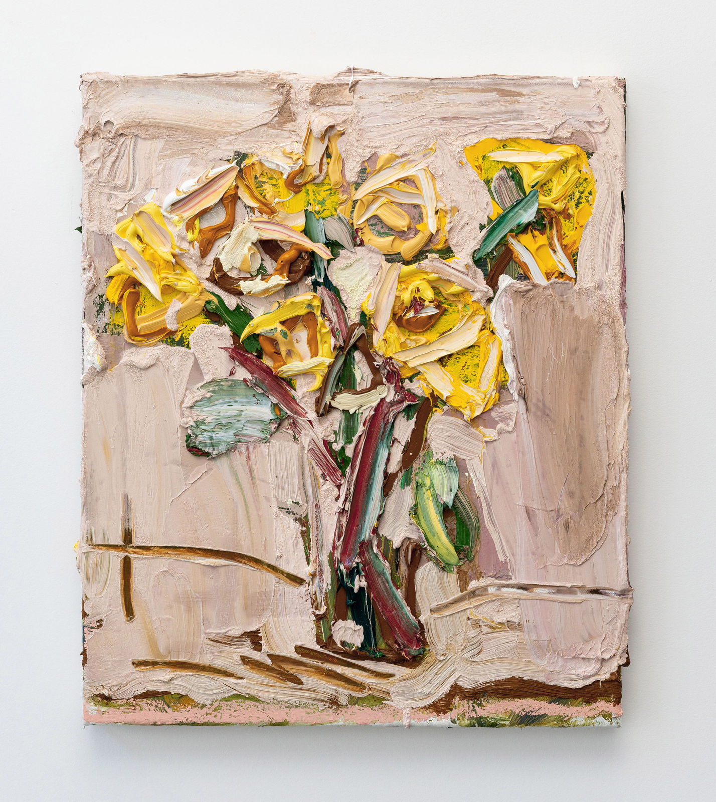 Nick Herd, White in Pink, 2024