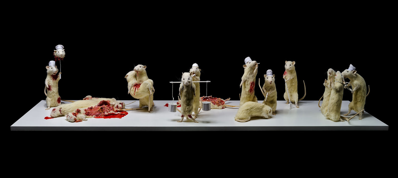 Deborah Sengl, Die letzten Tage der Menschheit, Apokalypse2, 2013