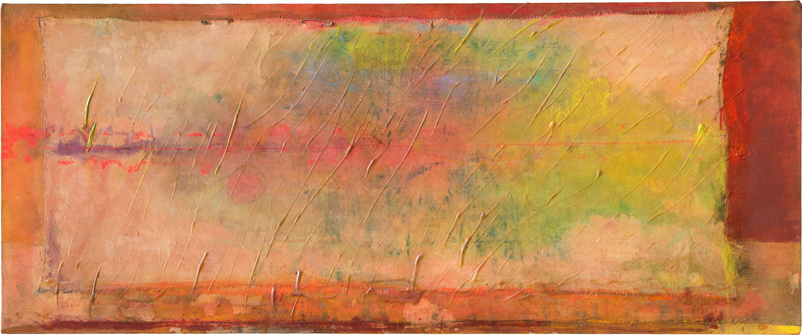 Frank Bowling, Ashton'sfish (Spencer'scatch), 1997