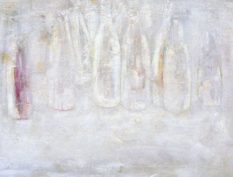 Frank Bowling, Bottles, 1959-60