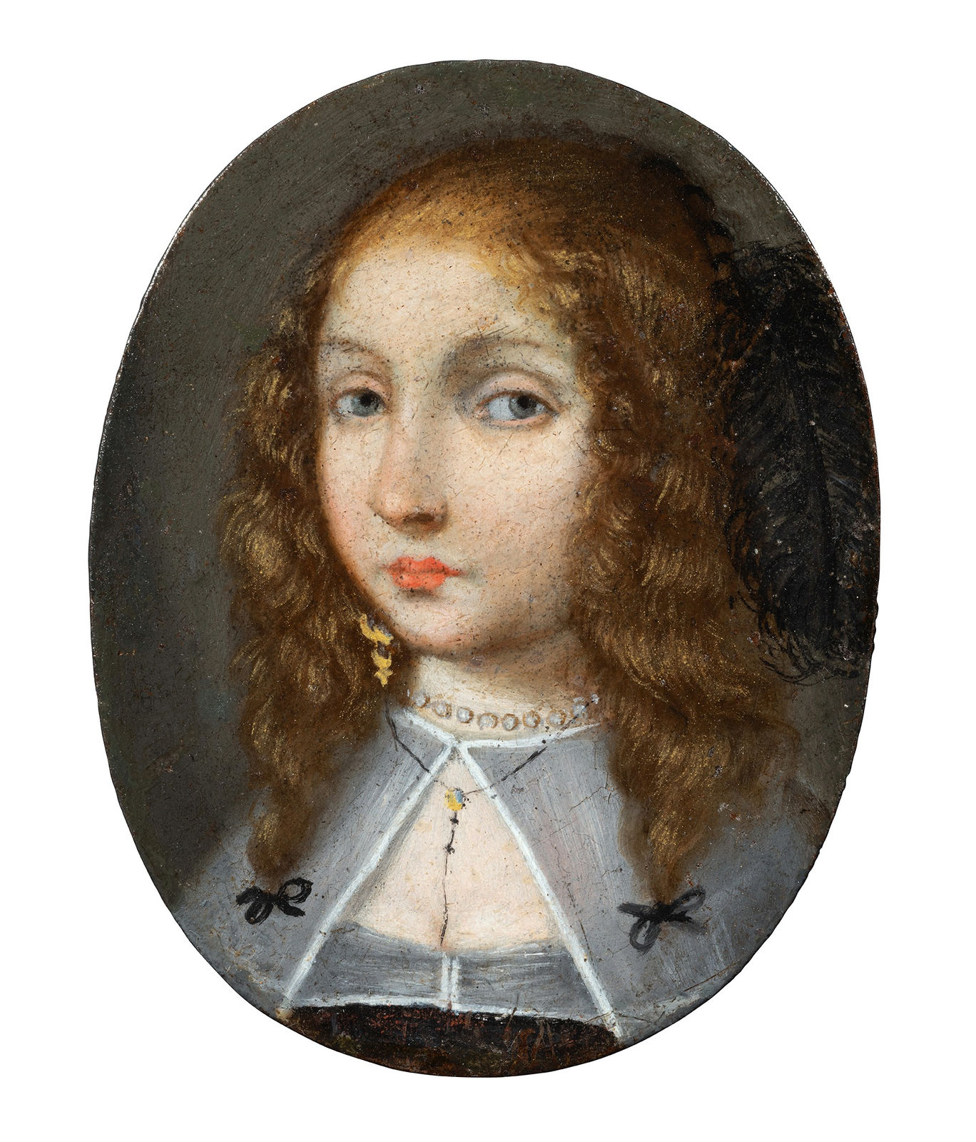 Giovanni Martinelli attr., Portrait of a young girl, ca. 1640 - 1650