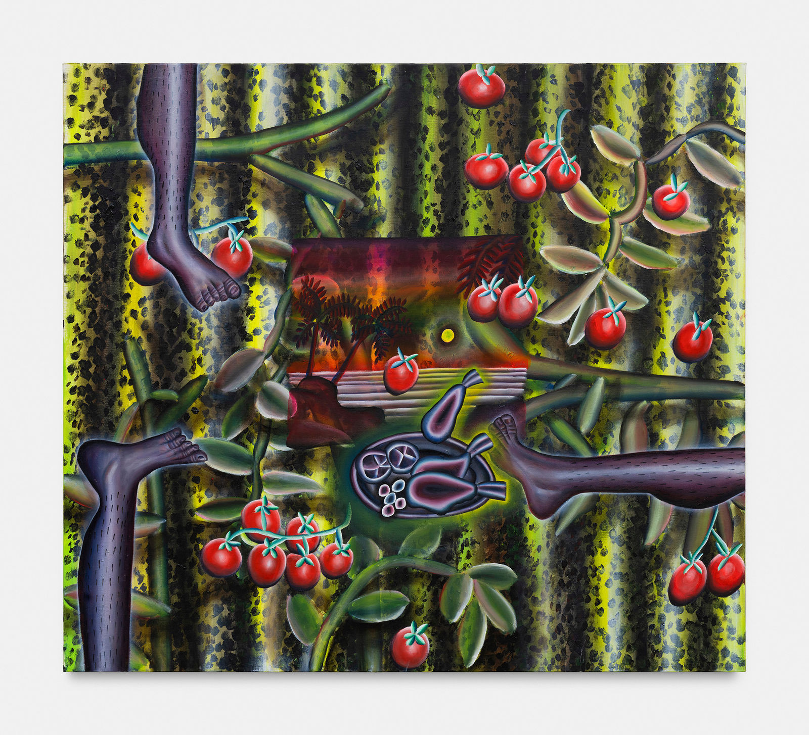 Lisa Vlaemminck, Collective longing for palm trees, cutlets and toma-toes, 2023