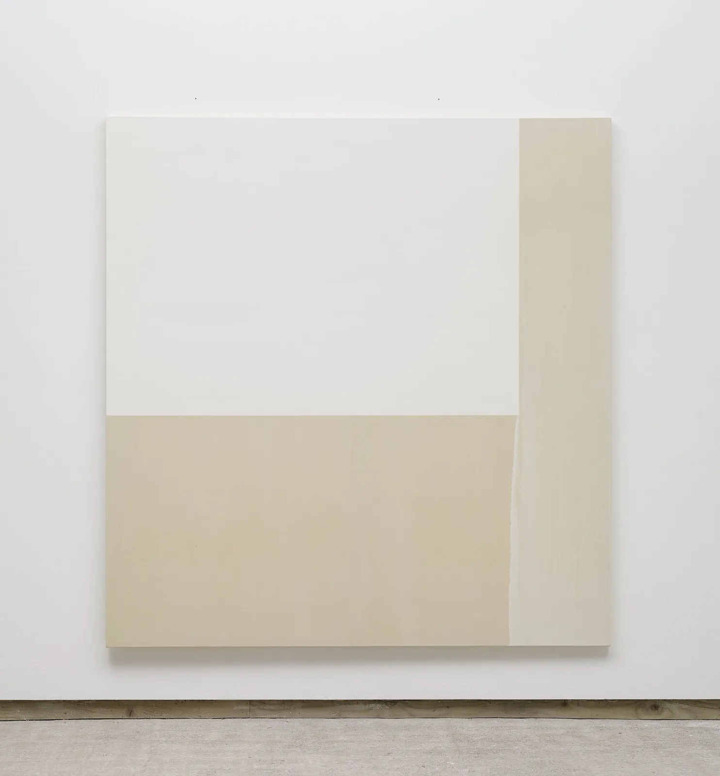 CALLUM INNES, Exposed Painting, Titanium White, 1996