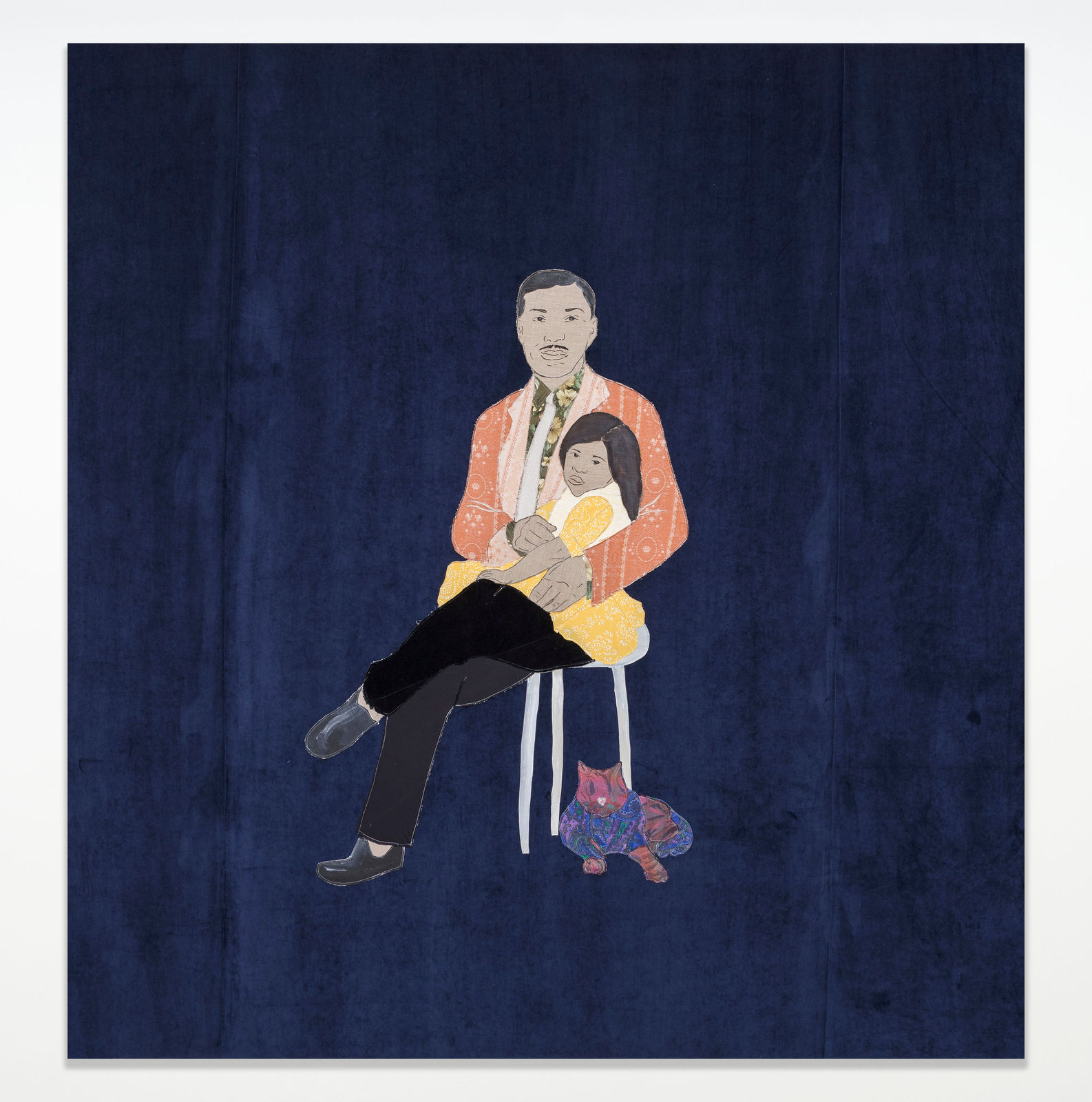 MAŁGORZATA MIRGA-TAS, Augustyn Gabor with his daughter Elżbieta, from the series Siukar Manusia, 2022