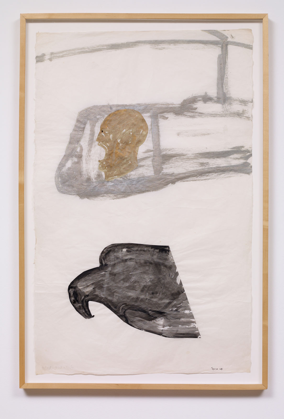 NANCY SPERO, Helicopter, Pilot and Eagle, 1968