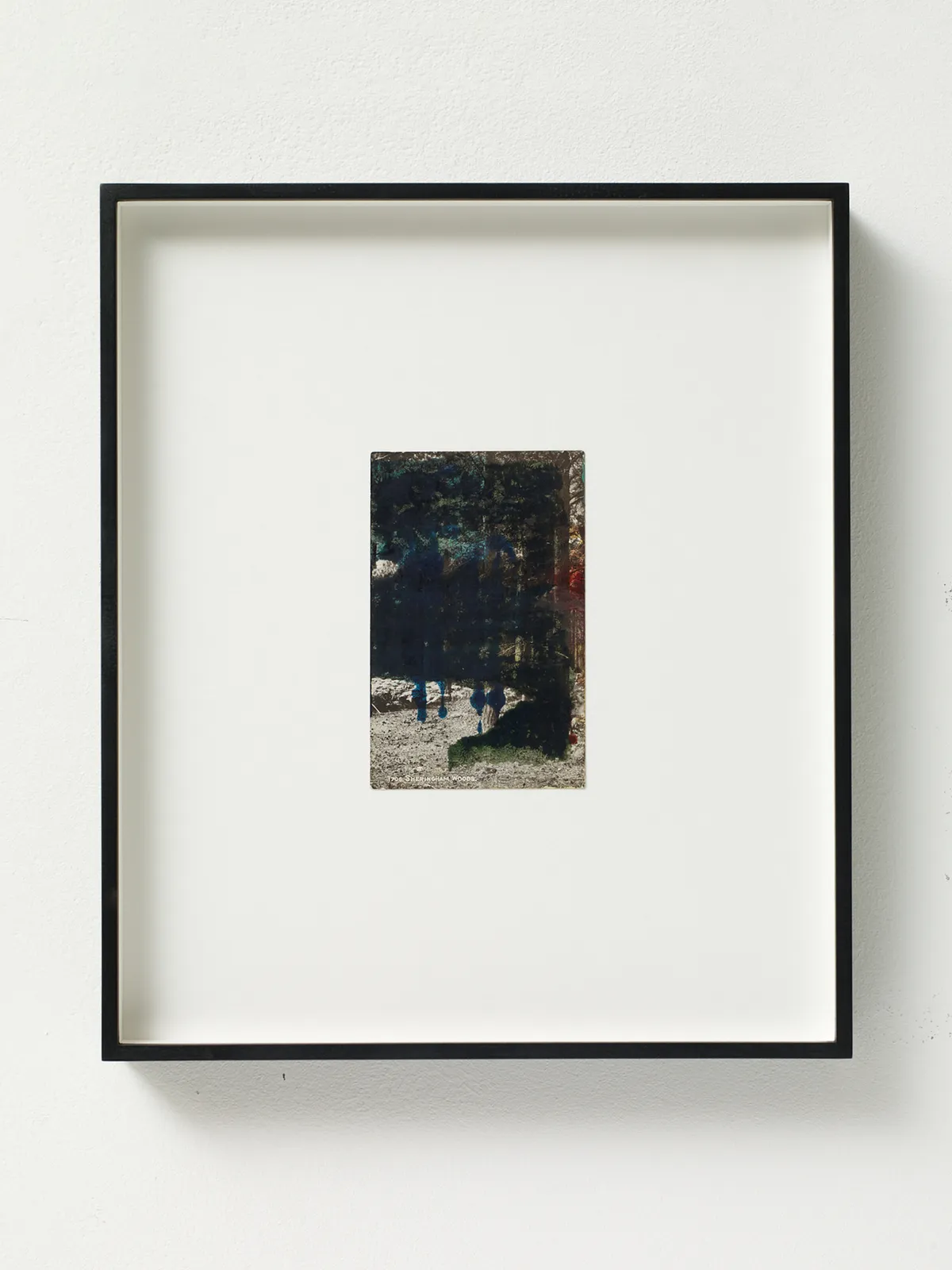 TACITA DEAN, Found Postcard Monoprint (Sheringham Woods), 2018