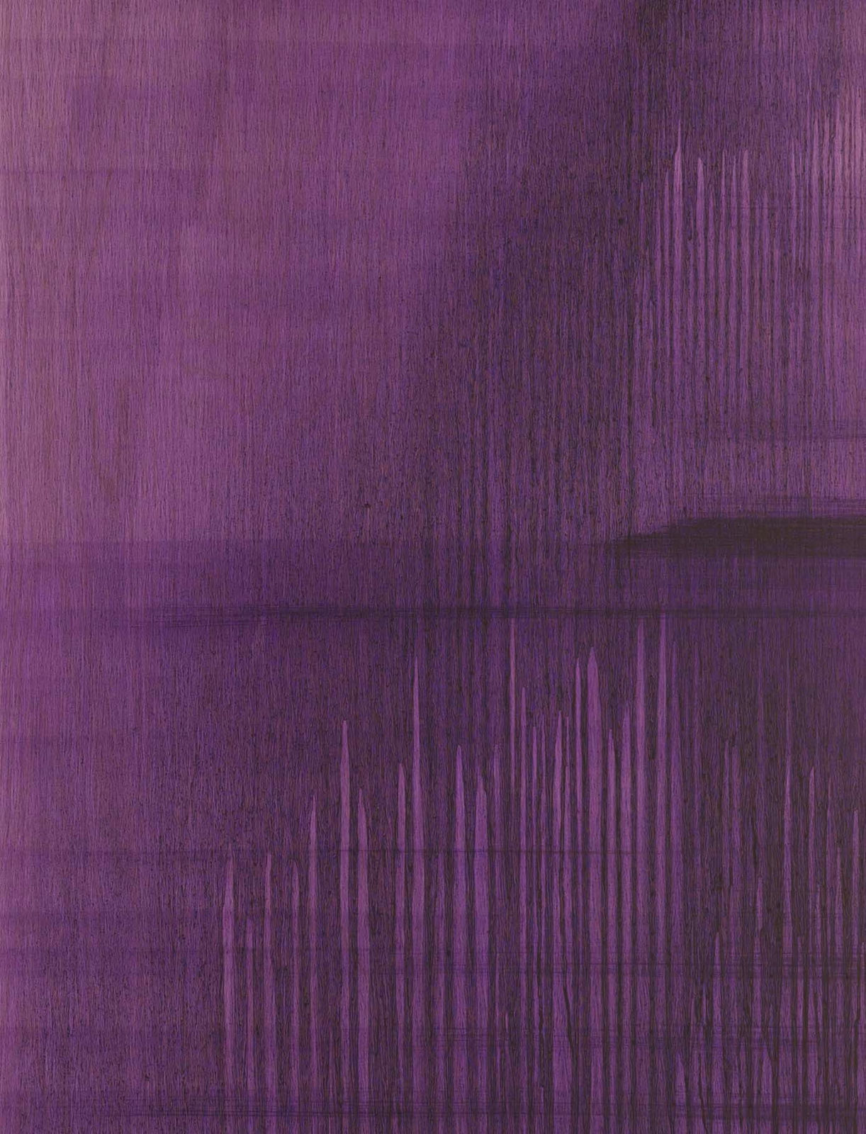 CALLUM INNES, Untitled Lamp Black / Deep Purple Dioxazine, 2023