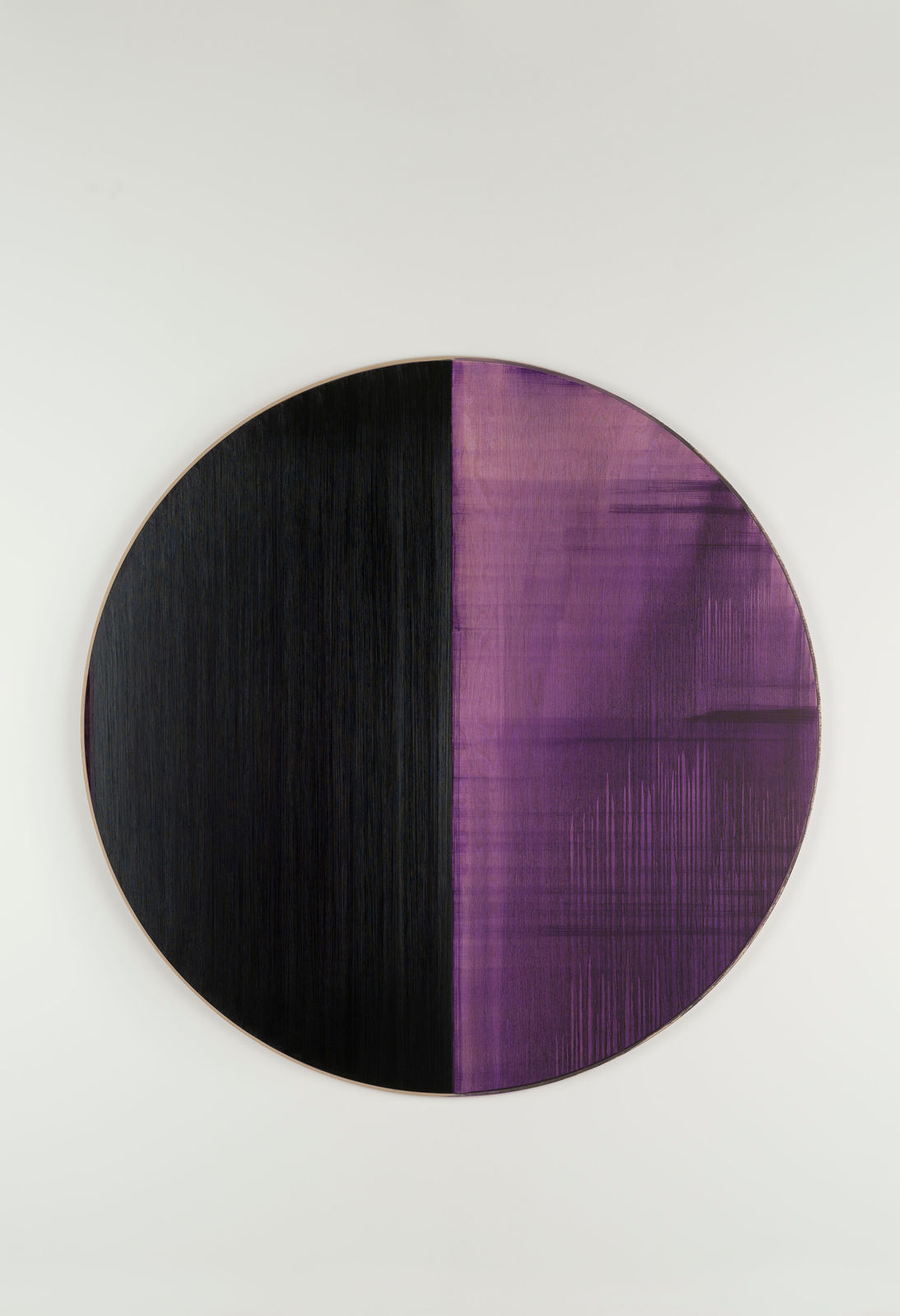 CALLUM INNES, Untitled Lamp Black / Deep Purple Dioxazine, 2023