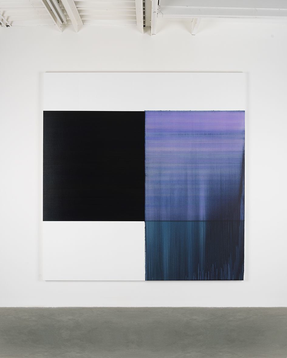 CALLUM INNES, Exposed Painting Bluish Violet Red Oxide, 2019