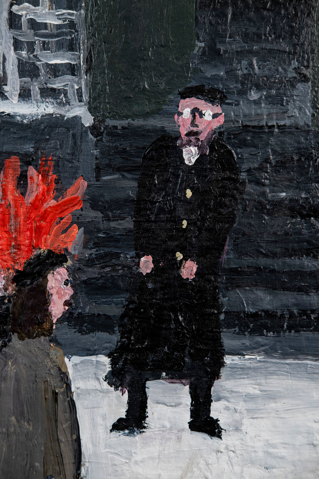 Kent Iwemyr, Hey girls, Would you like to see my new oil painting, 2019