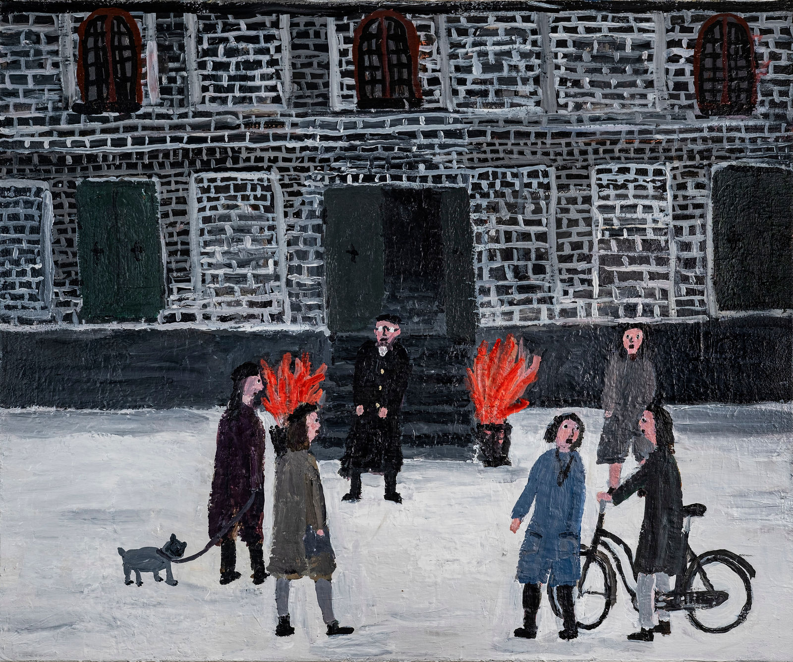 Kent Iwemyr, Hey girls, Would you like to see my new oil painting, 2019