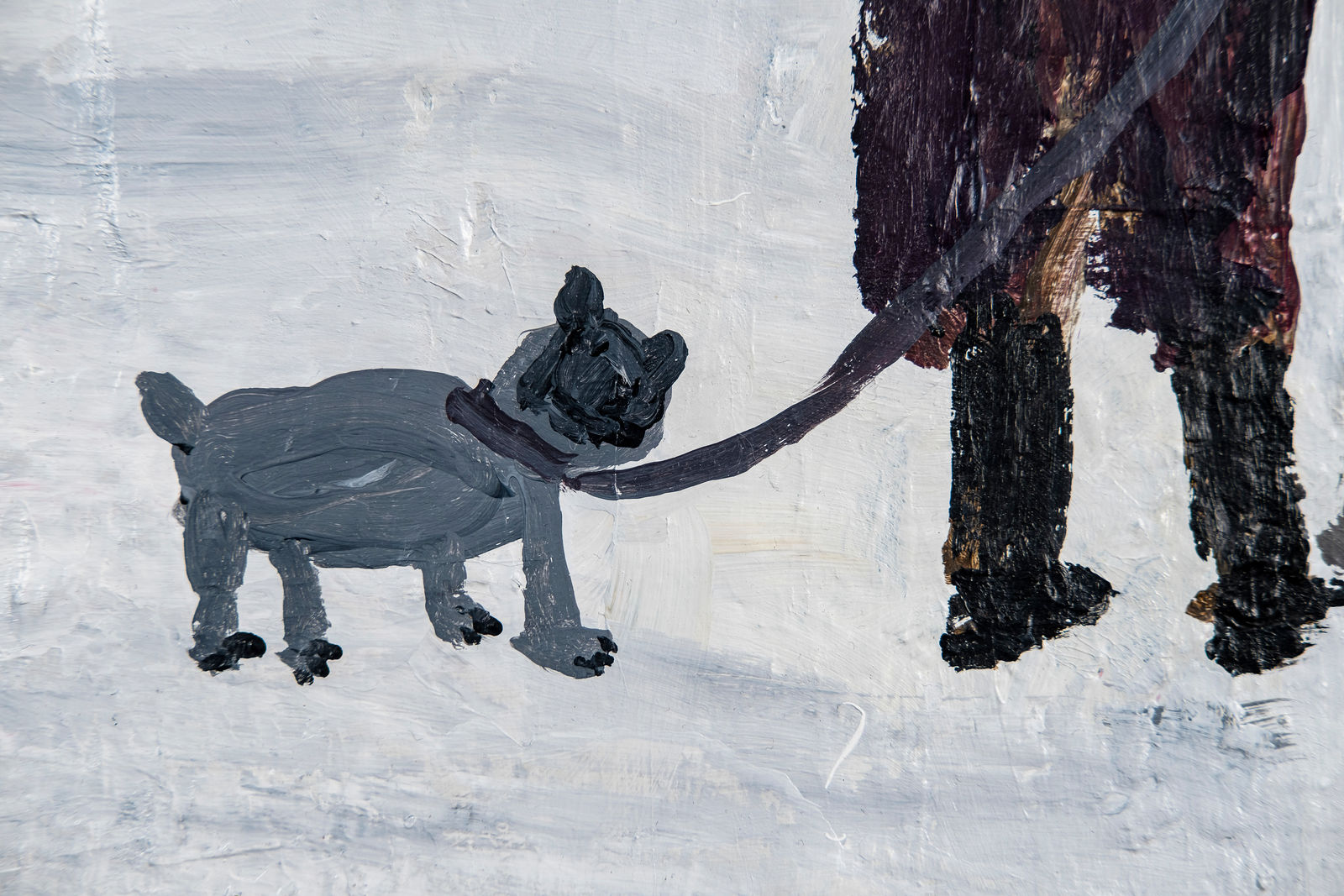 Kent Iwemyr, Hey girls, Would you like to see my new oil painting, 2019