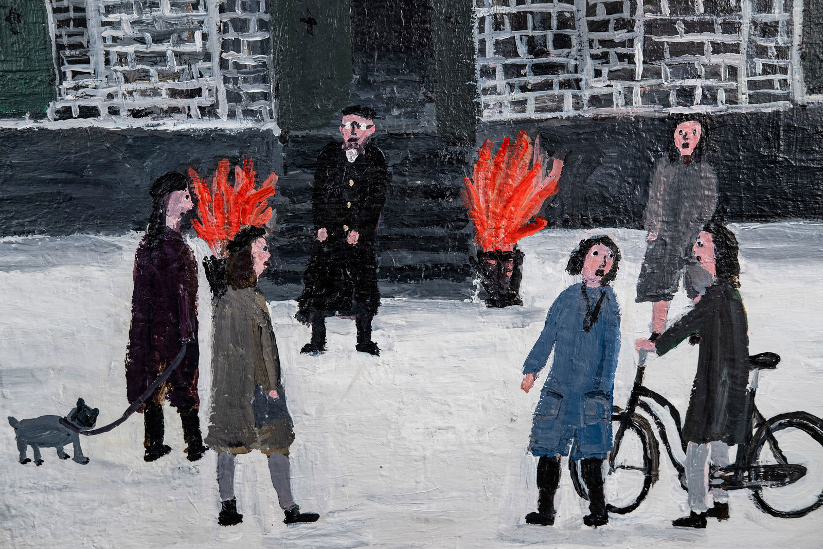 Kent Iwemyr, Hey girls, Would you like to see my new oil painting, 2019