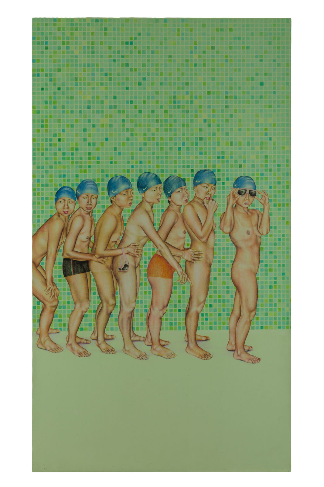 Su En Wong, Oriental blush, green light, 2005