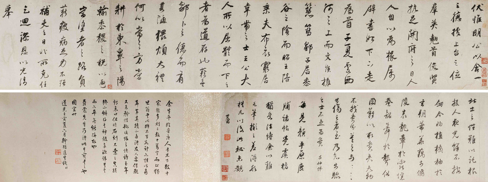 Dong Qichang (1555-1636), Ruan Ji’s Essay and Excerpt from Zhao Zhi’s Essay in Running Script