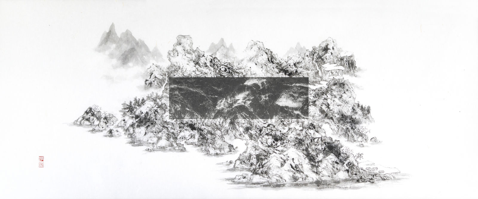 Arnold Chang & Michael Cherney, Landscape After Wang Jiqian #2, 2021