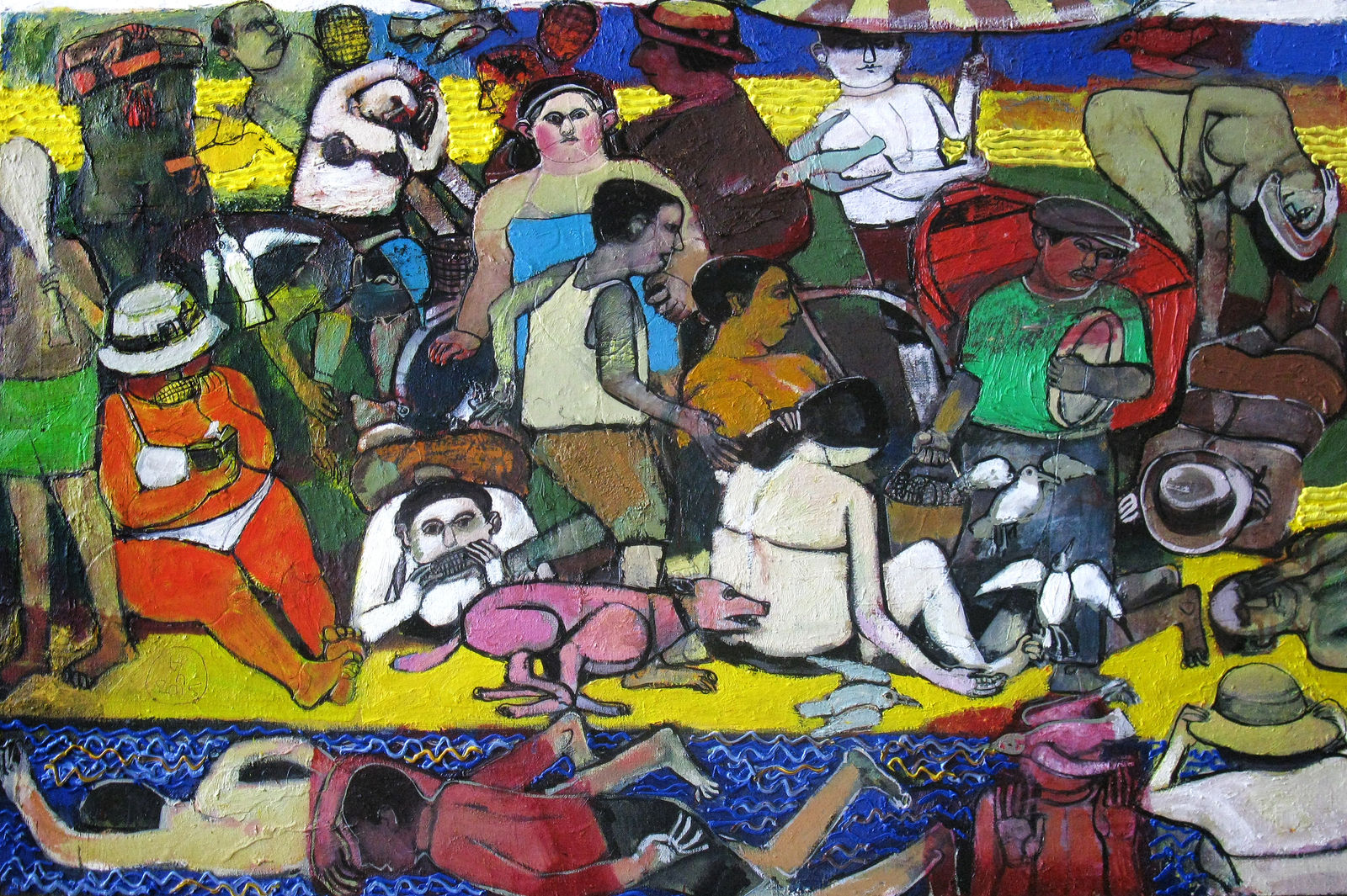 Sarkis Hamalbashian, Sahilde / On the Beach, 2015